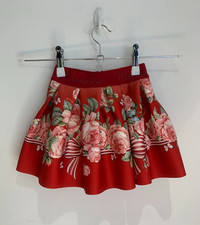 Monnalisa skirt age vgc red - age, 2