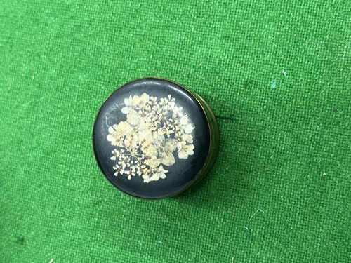 Tiny vintage dried flower pill - tiny,