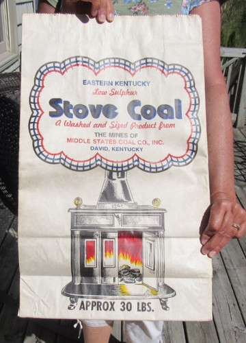 Vintage original stove - stove, coal