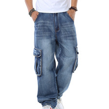 NEW Mens Hip-Hop Jeans Cargo