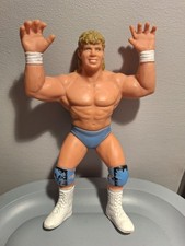 1991 WCW Flyin Brian Pillman Lion Knee Pad Variant Figure Galoob UK Exclusive