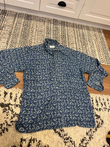 Pure silk blue long sleeve - pure,
