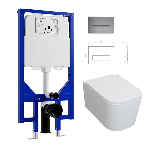 Bathroom wall hung toilet pan - bathroom,