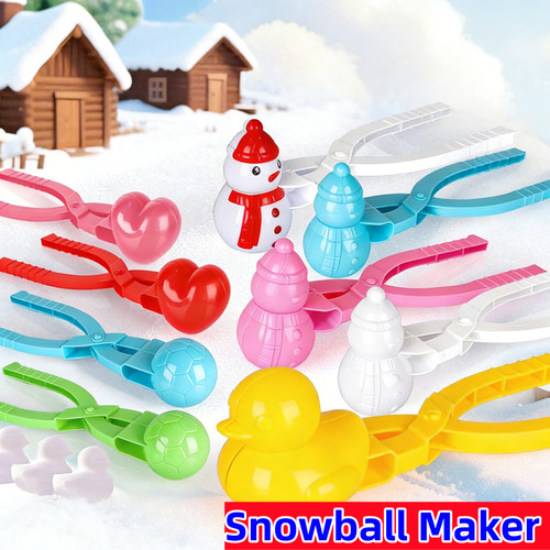 Cartoon snowball maker plastic - cartoon,