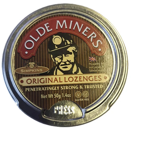 Simpkins old miners lozenges - old,