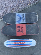 Variflex Air Attack Hammerhead 80s Skateboard,70s variflex+fire skull old school
