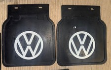VW Logo Mud flaps - large pair with brackets