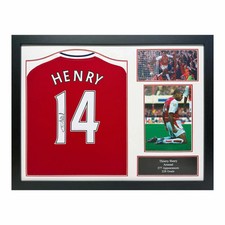 Signed Thierry Henry Arsenal