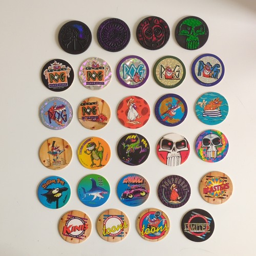 Waddingtons pogs milk caps - waddingtons,