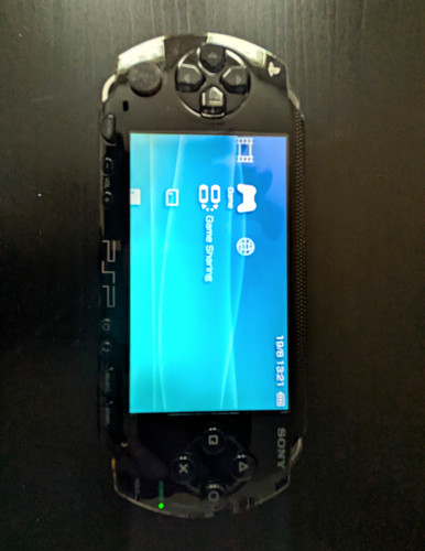 Sony psp 1000 black handheld - psp-1000,