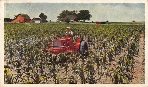 Allis chalmers postcard - allis, model