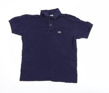 Lacoste Boys Blue Polo Shirt