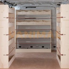 Nissan Primastar 2001-2014 LWB Double Rear & Bulkhead Ply Racking (Triple Pack)