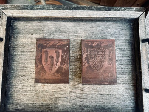 Antique letterpress blocks - antique,