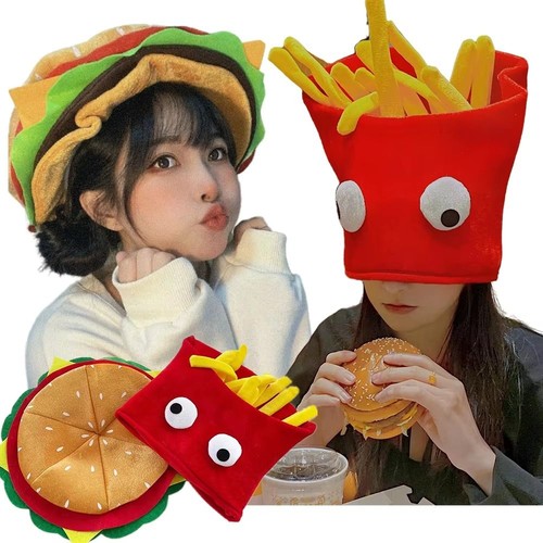 Funny burger fries - burger, for