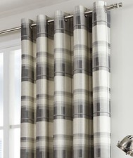 Eyelet Ring Top Lined Curtains