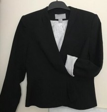 Ladies NEW Black TUXEDO/ Tailored BLAZER H&M 36 UK8 LINED Evening SUIT~JACKET
