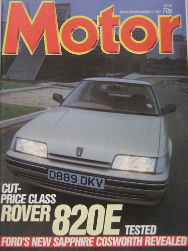Motor magazine march 1987 - magazine,