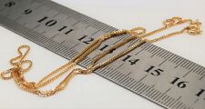 9ct gold box chain 18 inch chain 9 carat yellow gold necklace UK hallmarked new