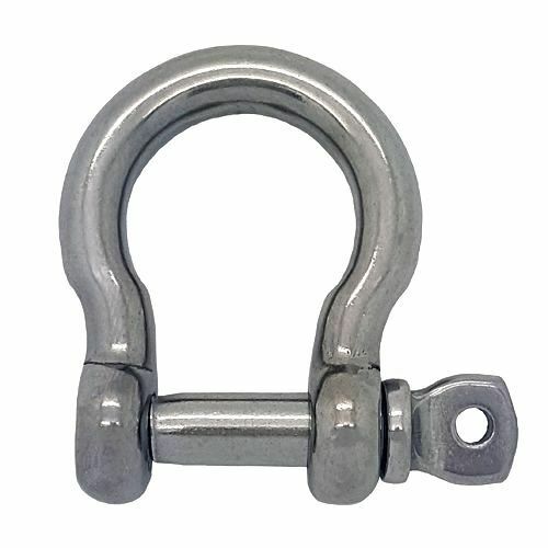 Stainless steel bow shackles - steel,