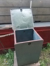 Feed Bin, Rodent Proof For Animal Feed, Allotments Galvanised make me an offer!