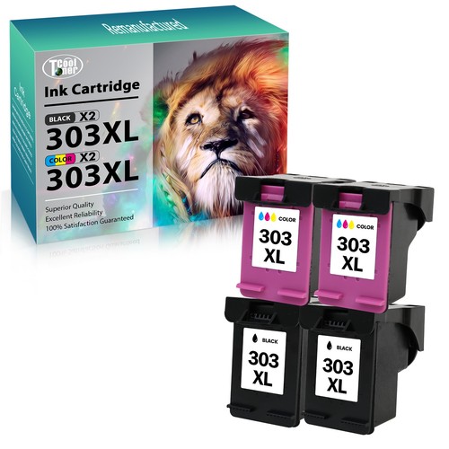 303xl black color lot ink - black,