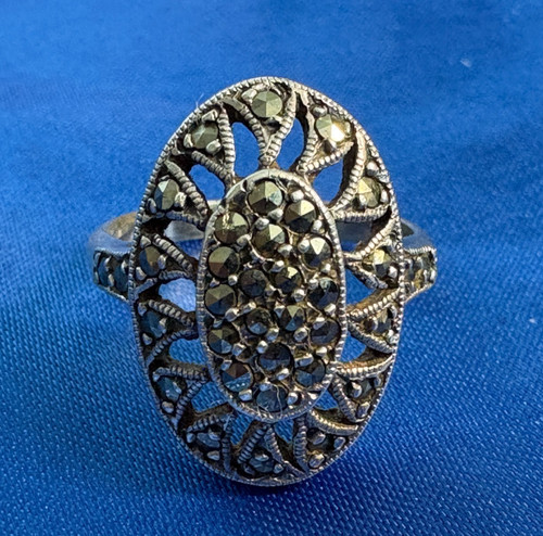 Antique marcasite art - marcasite, deco