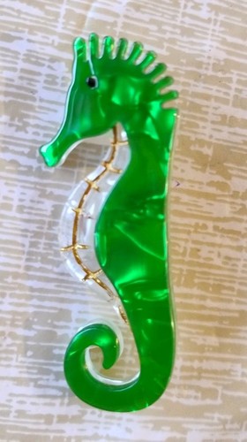 Seahorse brooch jewellery