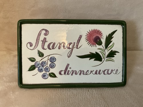 Rare stangl pottery dinnerware - rare,