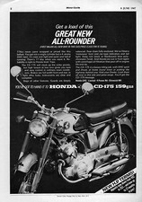 1967 Honda CD-175 Motorcycle