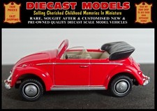 RED 1960's VW BEETLE CABRIOLET