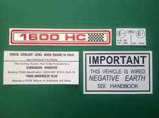 FORD Escort Cortina Capri 1600