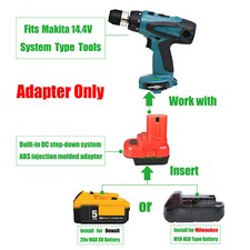 1x Adapter for Using Milwaukee