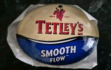 1 Vintage Tetley Smooth Flow Bitter   3D Fisheye PUMP BADGE LENS Brand New 