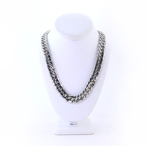 Mens large silver 16mm miami - mens,
