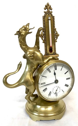Stunning antique brass griffin - antique,