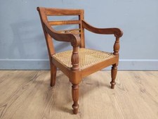 Antique C19th Century Bergere Apprentice Armchair Toy Chair