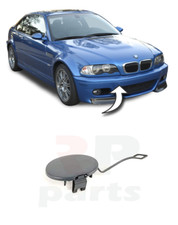 FOR BMW 3 E46 M3 COUPE CABRIO 03-06 FRONT TOW HOOK EYE COVER CAP FOR PAINTING