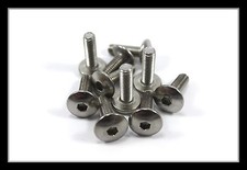 Stainless Yamaha m6 x 20mm Motorcycle Fairing Pan Mushroom Head Allen Key Bolts