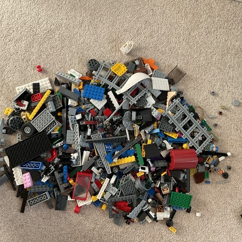 1kg mixed lego - mixed, bricks