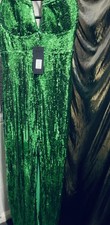 Emerald Green Sequin Maxi