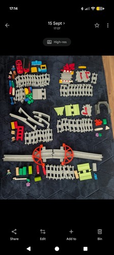 Lego duplo train track - train/track, set.