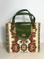 Vintage Tapestry Carpet Bag