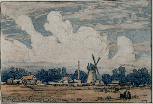The old windmill - old,
