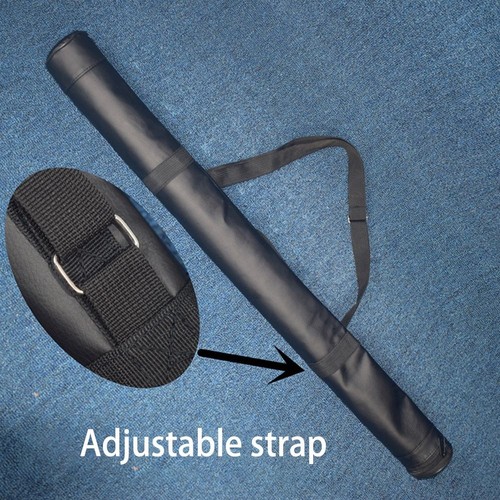 Leather pool cue case with - cue,