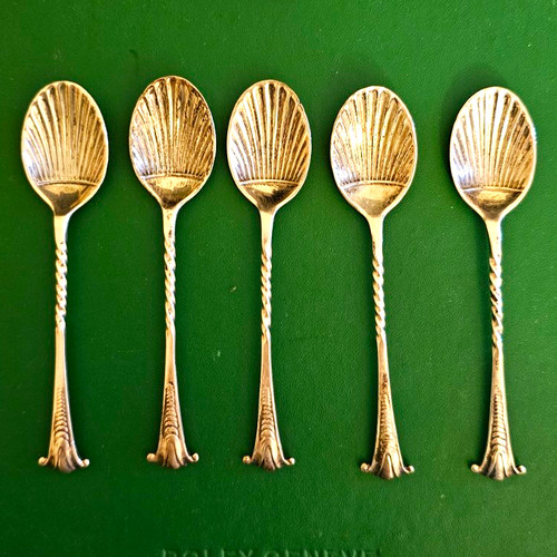 Sterling silver spoons - 5, art
