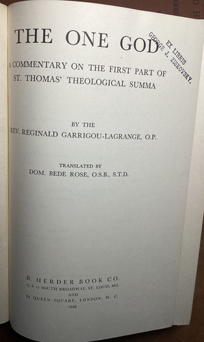 The one god commentary on - god:,