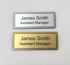 name badges hotel Engraved