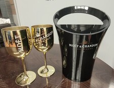 moet chandon ice bucket & 2