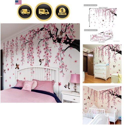 Large cherry blossom - tree, wall